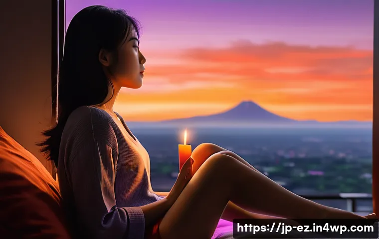 저녁 시간의 마인드풀니스와 자연의 조화 관련 이미지 2